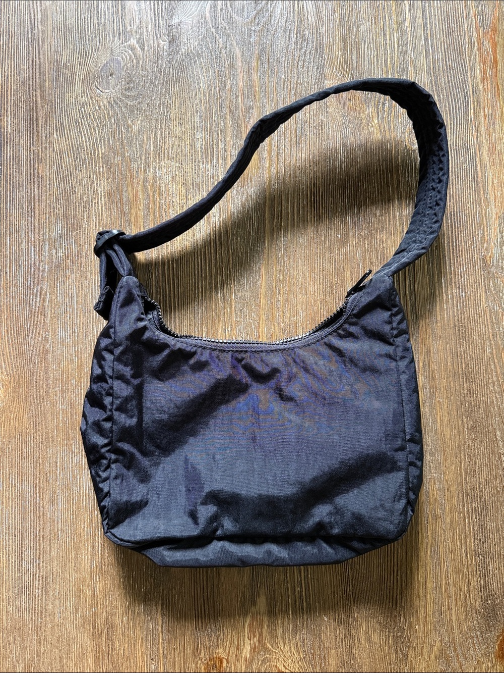BAGGU Black Nylon Shoulder Bag